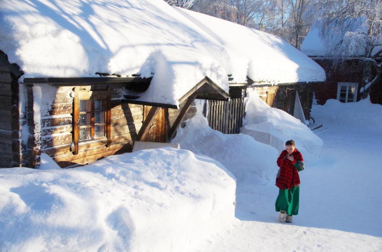 ホテル Lauri Historical Log House Manor ロヴァニエミ エクステリア 写真